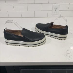 Halogen “Teagan” Leather Slip on Sneakers